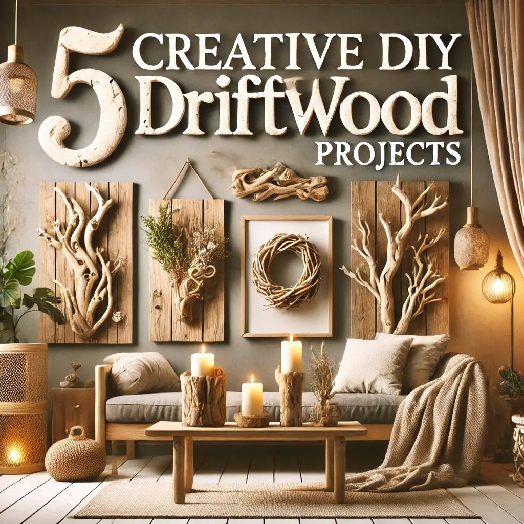 5 Creative DIY Driftwood Projects - UNIQUE DRIFTWOOD