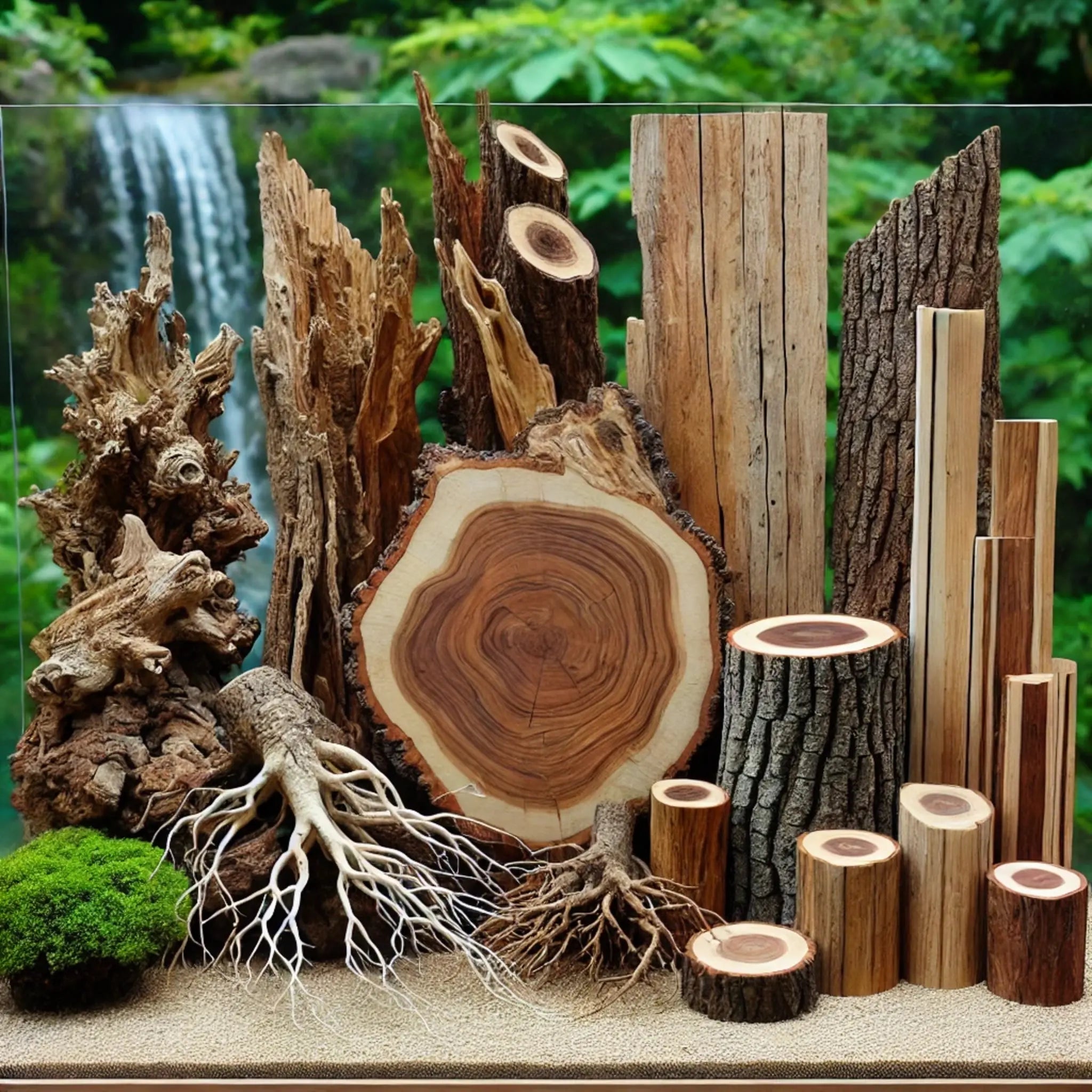 Stump Wood and Detailing Roots for Aquascaping & Aquarium Decor