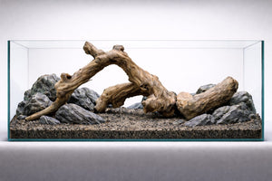 Timeless Rift – Sculptural Driftwood & Seiryu Stone Hardscape (2 pieces) thumbnail 1