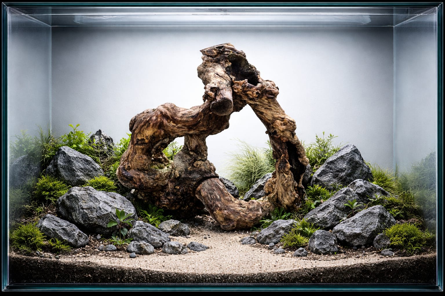 Worm Hole - Portal by Unique Driftwood 20x24 inch LXH