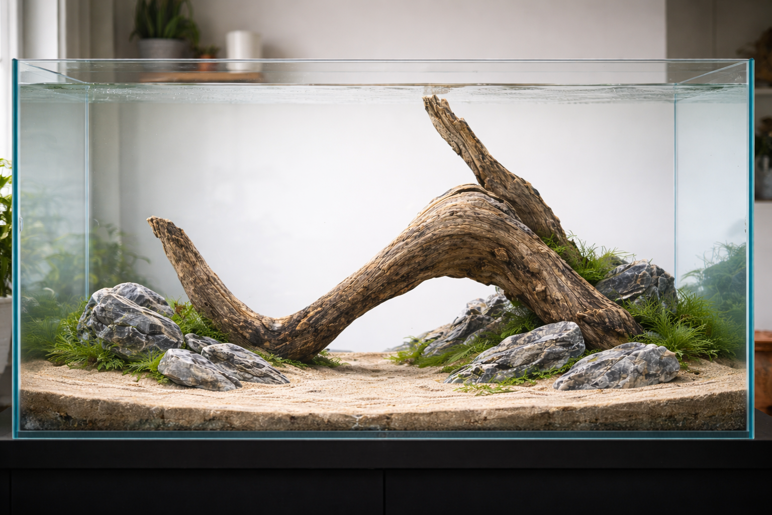 Arching Canyon Driftwood – Natural Aquarium Hardscape (36 inches/3 feet)