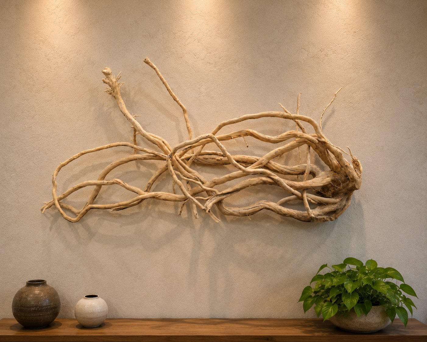 Wild Root Driftwood Wall Sculpture