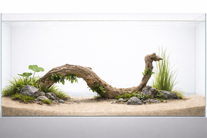 48×18 inch – Twisted Driftwood Log | Premium Single-Piece Natural Wood for Large Aquascapes thumbnail 1